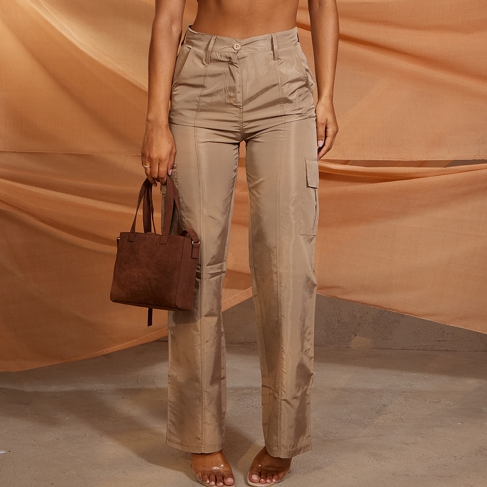 PLT Mocha Lightweight Pocket Cargo Pants (Never worn)
